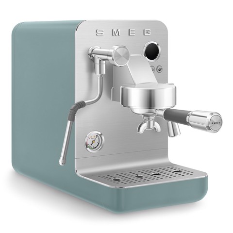 Smeg Macchina da caffè espresso Minipro Linea Collezione - Verde Smeraldo Opaco - EMC02EGMEU