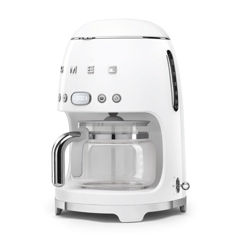 Smeg Macchina da Caffè Filtro 50's Style – Bianco LUCIDO – DCF02WHEU