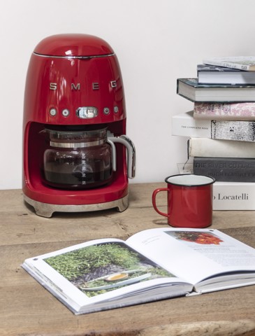 Smeg Macchina da Caffè Filtro 50's Style – Rosso LUCIDO – DCF02RDEU