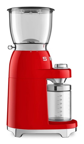 Smeg Macinacaffè 50's Style – Rosso LUCIDO – CGF11RDEU