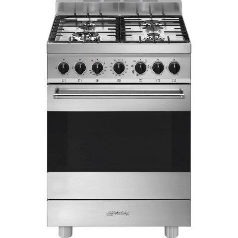 Smeg Master B61GMX2 cucina A Elettrico Gas Acciaio inox Made in Italy