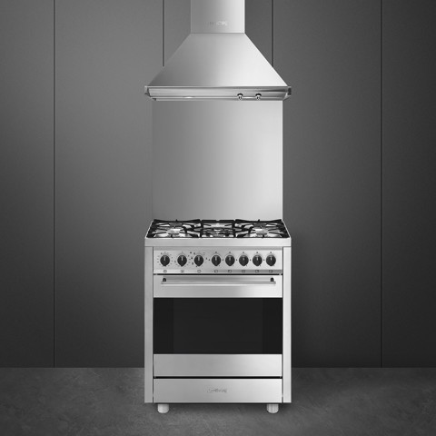 Smeg Master B71GMX2 cucina Gas Acciaio inossidabile A