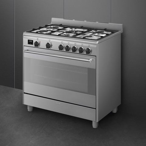 Smeg Master BG91X2 cucina Gas Acciaio inossidabile A