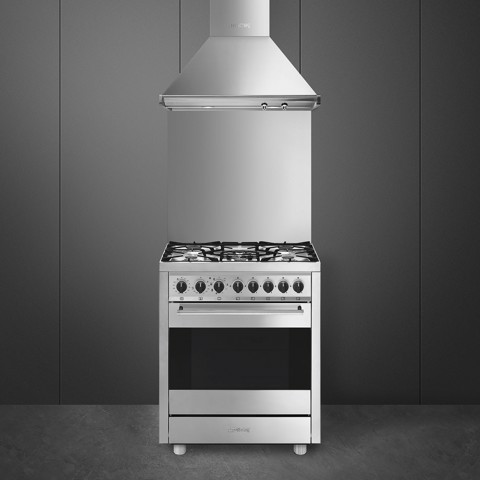 Smeg Master Mista Cucina B71GMX2 Acciaio Inox Made in Italy