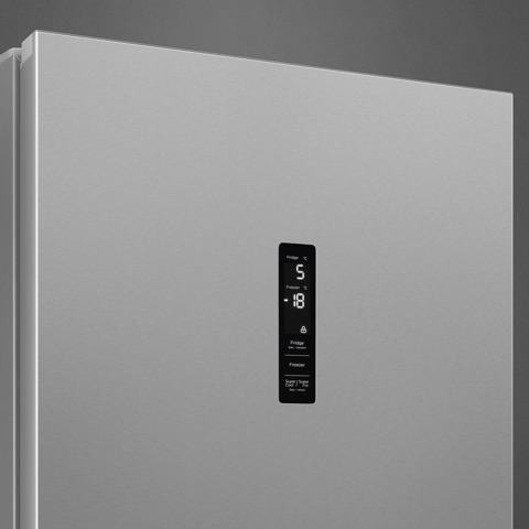 Smeg MBV45XDNMC frigorifero con congelatore Libera installazione 443 L Acciaio inox