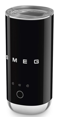 Smeg MFF02BLEU montalatte e scaldalatte Nero