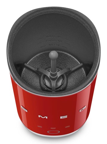 Smeg MFF02RDEU montalatte e scaldalatte Rosso