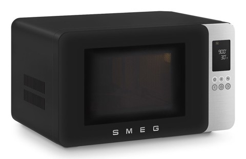Smeg MOC01BLMEU forno a microonde Nero Microonde con grill Superficie piana 29 L 1450 W