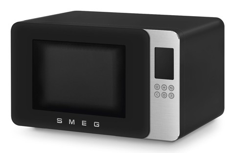 Smeg MOC01BLMEU forno a microonde Nero Microonde con grill Superficie piana 29 L 1450 W