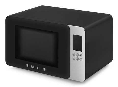 Smeg MOC01BLMEU forno a microonde Nero Microonde con grill Superficie piana 29 L 1450 W