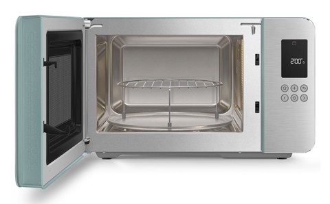 Smeg MOC01EGMEU forno a microonde Verde Microonde con grill Superficie piana 29 L 1450 W