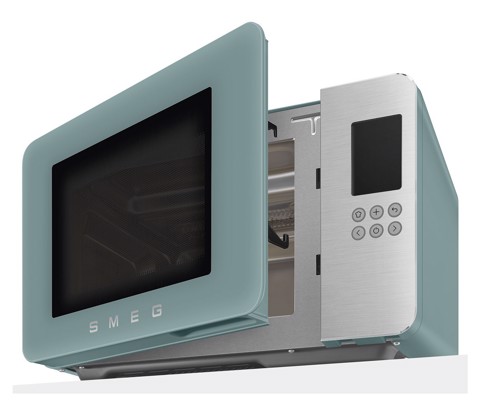 Smeg MOC01EGMEU forno a microonde Verde Microonde con grill Superficie piana 29 L 900 W