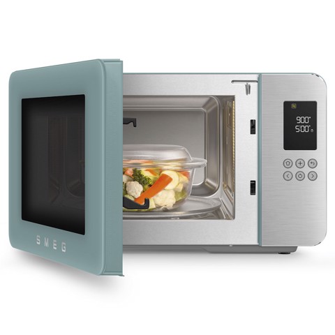 Smeg MOC01EGMEU forno a microonde Verde Microonde con grill Superficie piana 29 L 900 W