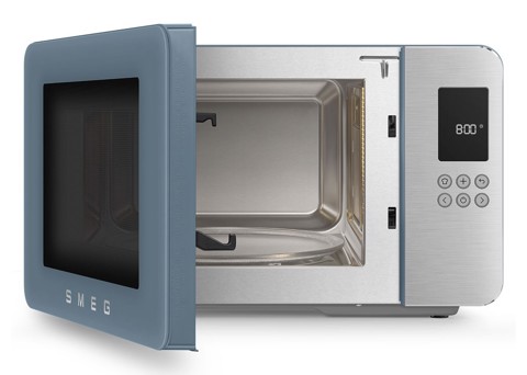 Smeg MOC01SBMEU forno a microonde Blu Microonde con grill Superficie piana 29 L 1450 W
