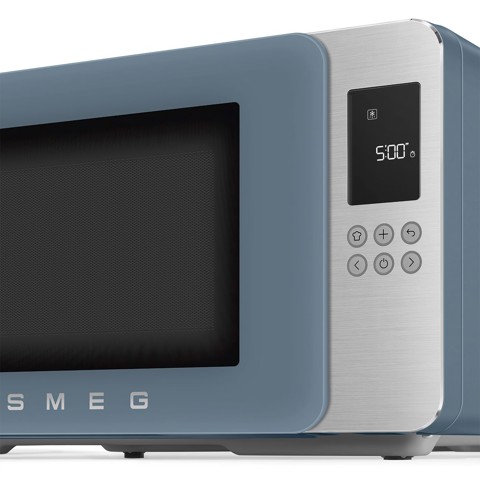 Smeg MOC01SBMEU forno a microonde Blu Microonde con grill Superficie piana 29 L 1450 W
