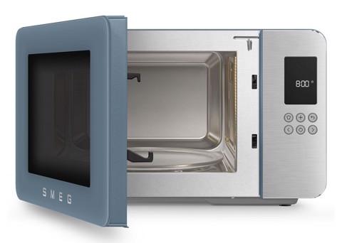 Smeg MOC01SBMEU forno a microonde Blu Microonde con grill Superficie piana 29 L 900 W