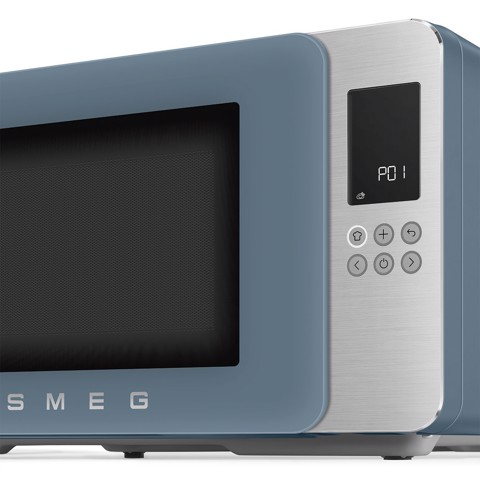 Smeg MOC01SBMEU forno a microonde Blu Microonde con grill Superficie piana 29 L 900 W