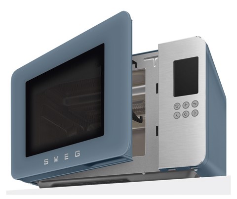Smeg MOC01SBMEU forno a microonde Blu Microonde con grill Superficie piana 29 L 900 W