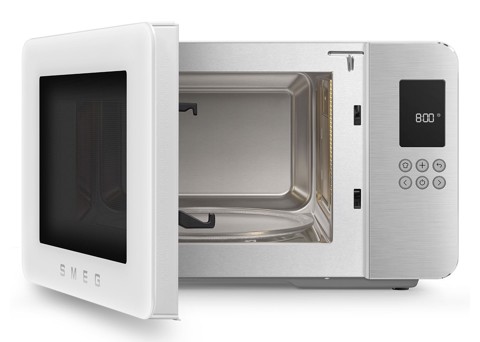 Smeg MOC01WHMEU forno a microonde Bianco Microonde con grill Superficie piana 29 L 1450 W