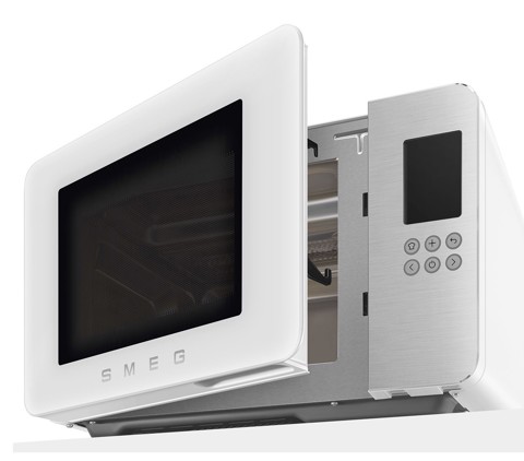 Smeg MOC01WHMEU forno a microonde Bianco Microonde con grill Superficie piana 29 L 1450 W