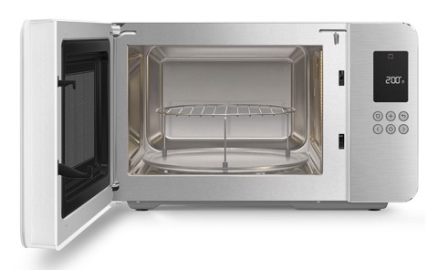 Smeg MOC01WHMEU forno a microonde Bianco Microonde con grill Superficie piana 29 L 900 W
