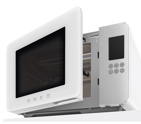Smeg MOC01WHMEU forno a microonde Bianco Microonde con grill Superficie piana 29 L 900 W