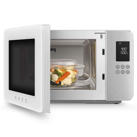 Smeg MOC01WHMEU forno a microonde Bianco Microonde con grill Superficie piana 29 L 900 W