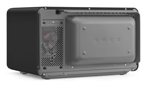 Smeg MOC02BLMEU forno a microonde Nero Microonde combinato Superficie piana 27 L 1450 W