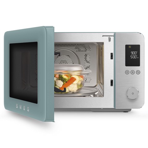 Smeg MOC02EGMEU forno a microonde Verde Microonde combinato Superficie piana 27 L 900 W