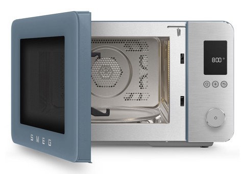 Smeg MOC02SBMEU forno a microonde Blu Microonde combinato Superficie piana 27 L 1450 W