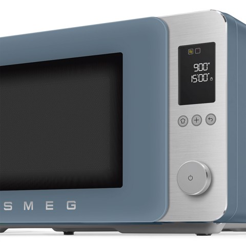 Smeg MOC02SBMEU forno a microonde Blu Microonde combinato Superficie piana 27 L 900 W