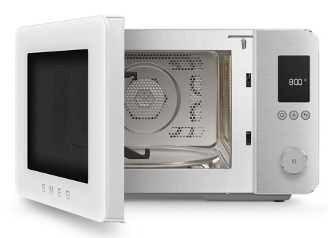 Smeg MOC02WHMEU forno a microonde Bianco Microonde combinato Superficie piana 27 L 1450 W