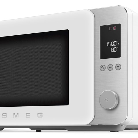 Smeg MOC02WHMEU forno a microonde Bianco Microonde combinato Superficie piana 27 L 1450 W