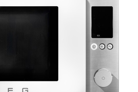 Smeg MOC02WHMEU forno a microonde Bianco Microonde combinato Superficie piana 27 L 1450 W