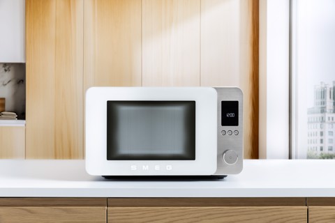 Smeg MOC02WHMEU forno a microonde Bianco Microonde combinato Superficie piana 27 L 900 W