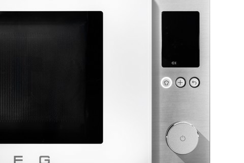 Smeg MOC02WHMEU forno a microonde Bianco Microonde combinato Superficie piana 27 L 900 W
