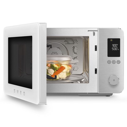 Smeg MOC02WHMEU forno a microonde Bianco Microonde combinato Superficie piana 27 L 900 W