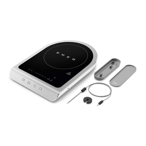 Smeg Piastra a induzione portatile Linea Collezione - Bianco Opaco - PIC01WHMEU