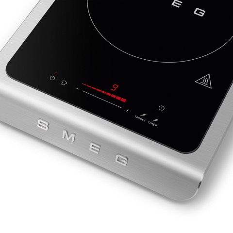 Smeg Piastra a induzione portatile Linea Collezione - Bianco Opaco - PIC01WHMEU