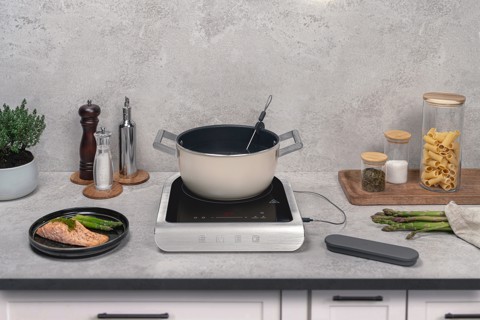 Smeg Piastra a induzione portatile Linea Collezione - Verde Smeraldo Opaco - PIC01EGMEU
