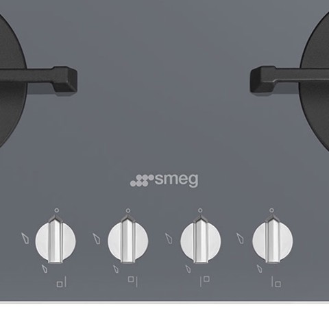 Smeg PV264S piano cottura Argento Da incasso 60 cm Gas 4 Fornello(i)