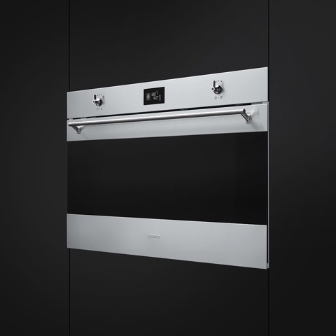 Smeg SF9390X1 forno 115 L A+ Nero, Acciaio inossidabile