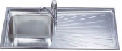 Smeg SGE116.1D lavello Lavello ad incasso Rettangolare Acciaio inossidabile Made in Italy