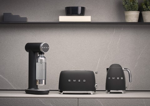 Smeg SKC01BLM gasatore Plastica Nero