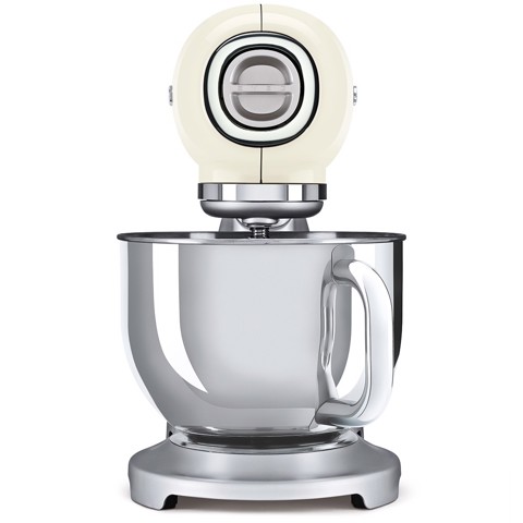 Smeg SMF02CREU sbattitore Sbattitore con base 800 W Crema, Argento