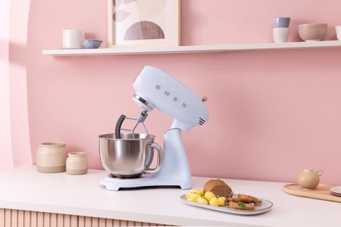 Smeg SMF05PBEU sbattitore Sbattitore con base 1000 W Blu