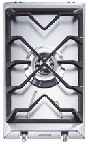 Smeg SRV531GH5 piano cottura Acciaio inossidabile Da incasso 30 cm Gas 1 Fornello(i) Made in Italy