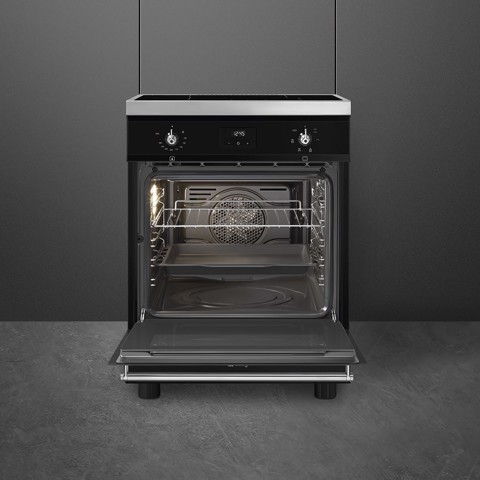 Smeg Symphony C6IMBLT2 cucina Elettrico Piano cottura a induzione Nero