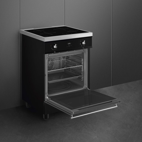 Smeg Symphony C6IMBLT2 cucina Elettrico Piano cottura a induzione Nero