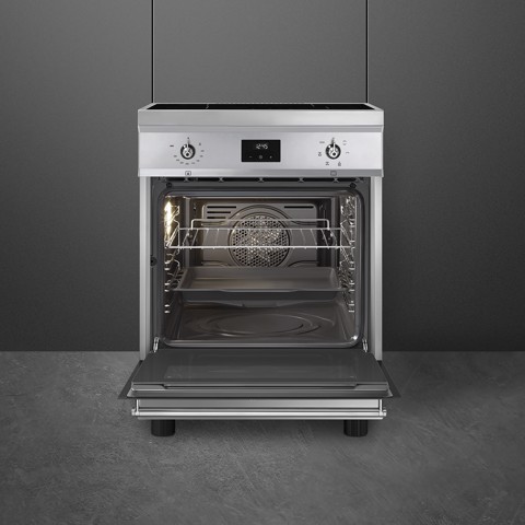 Smeg Symphony Classica Cucina C6IMXT2 Acciaio Inox Made in Italy